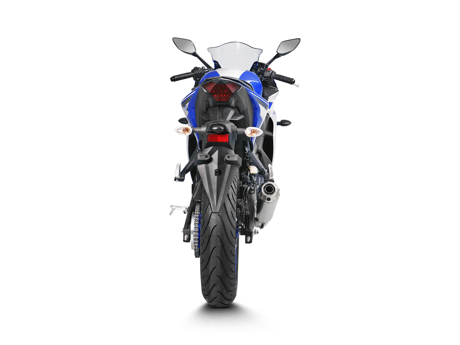 AKRAPOVIC TERMINALE ACCIAIO INOX RACING YAMAHA R25 2014-21 - AKRAPOVIC immagine 4