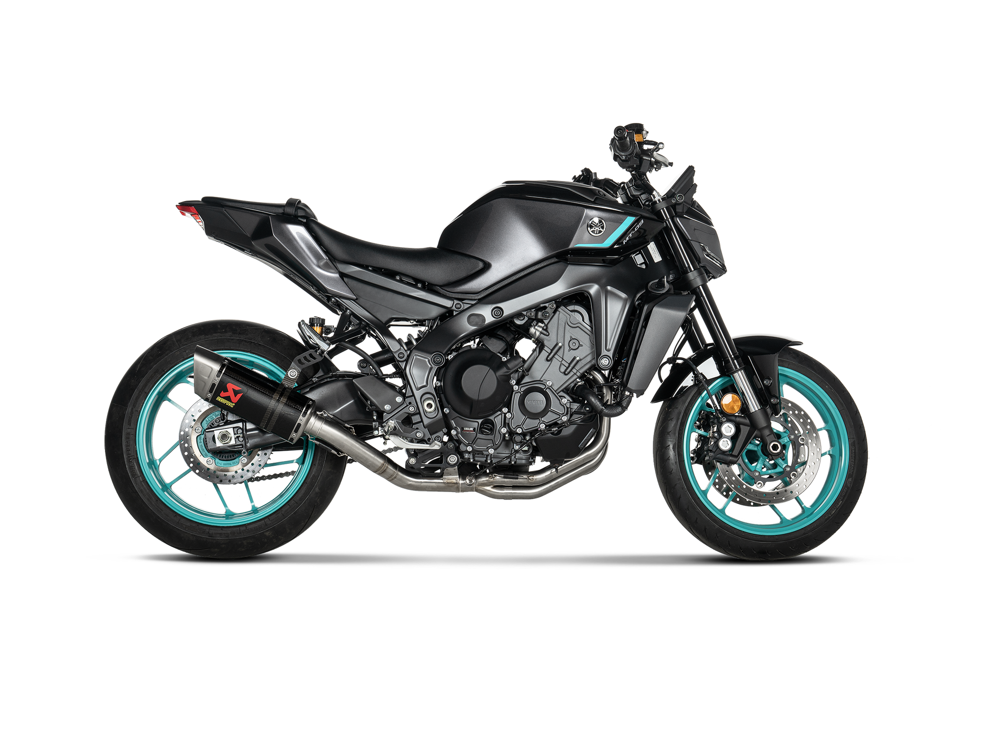 AKRAPOVIC TERMINALE CARBONIO RACING YAMAHA MT 09 / FZ 09 2024-26 - AKRAPOVIC immagine 2