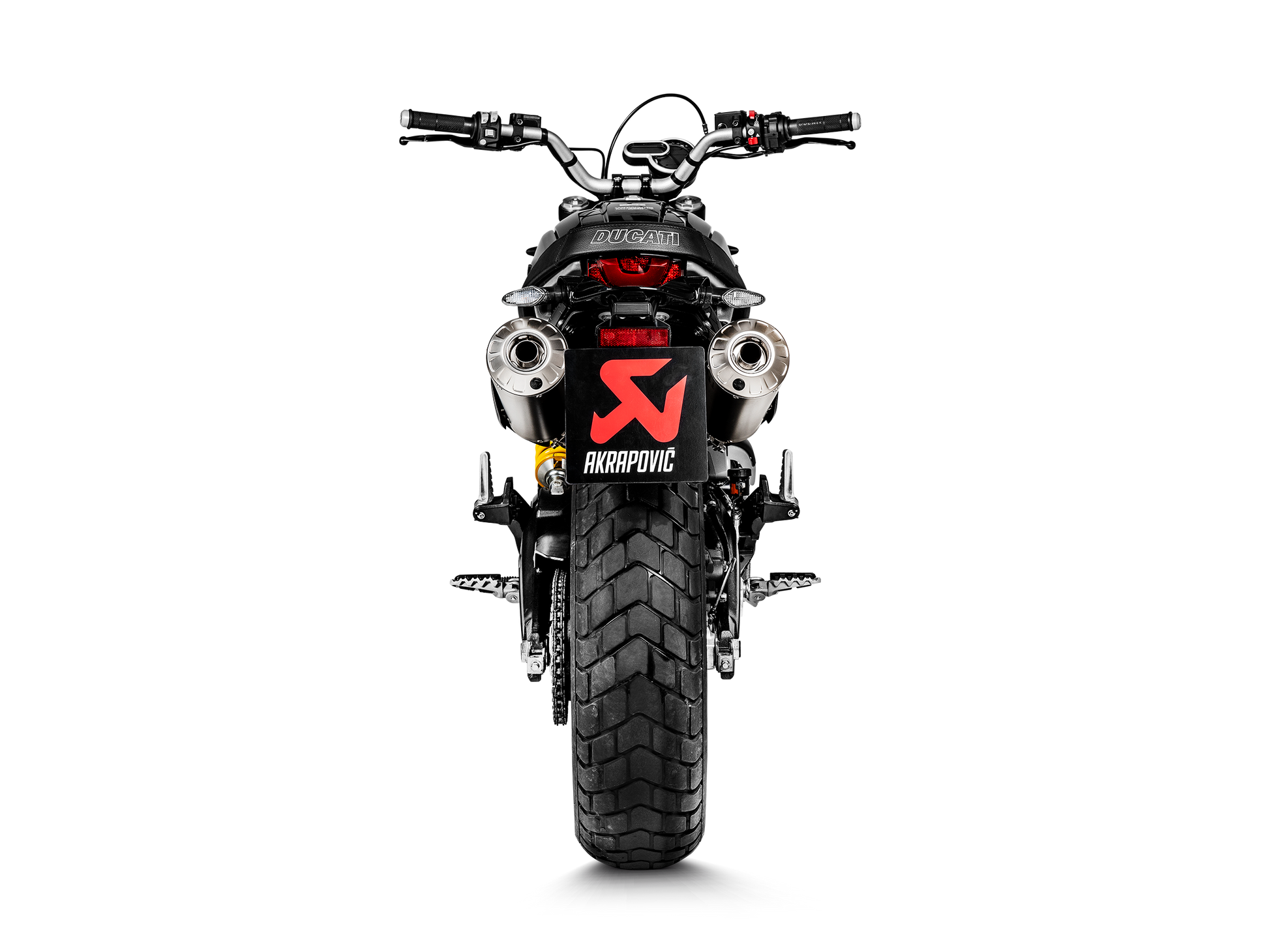 AKRAPOVIC TERMINALE TITANIO OMOLOGATO DUCATI SCRAMBLER 1100 2018-20 - AKRAPOVIC immagine 4
