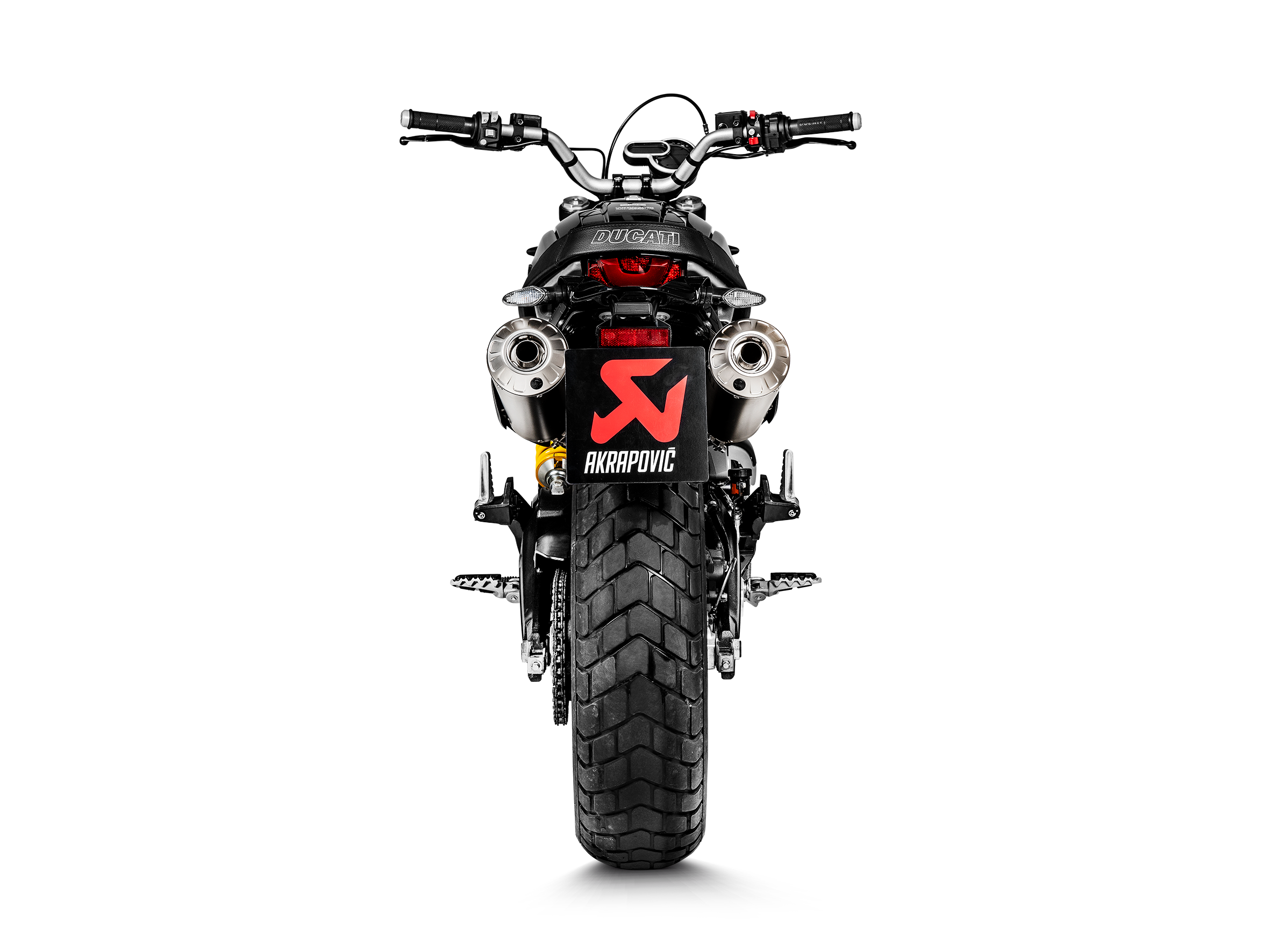 AKRAPOVIC TERMINALE TITANIO OMOLOGATO DUCATI SCRAMBLER 1100 2018-20 - AKRAPOVIC immagine 4