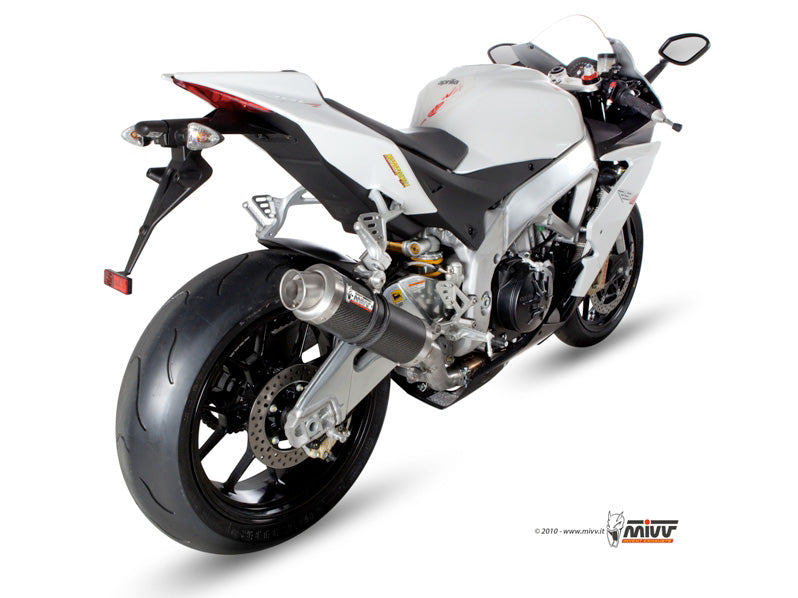 TERMINALE DI SCARICO IN CARBONIO MIVV GP APRILIA RSV4 2009 - 2016