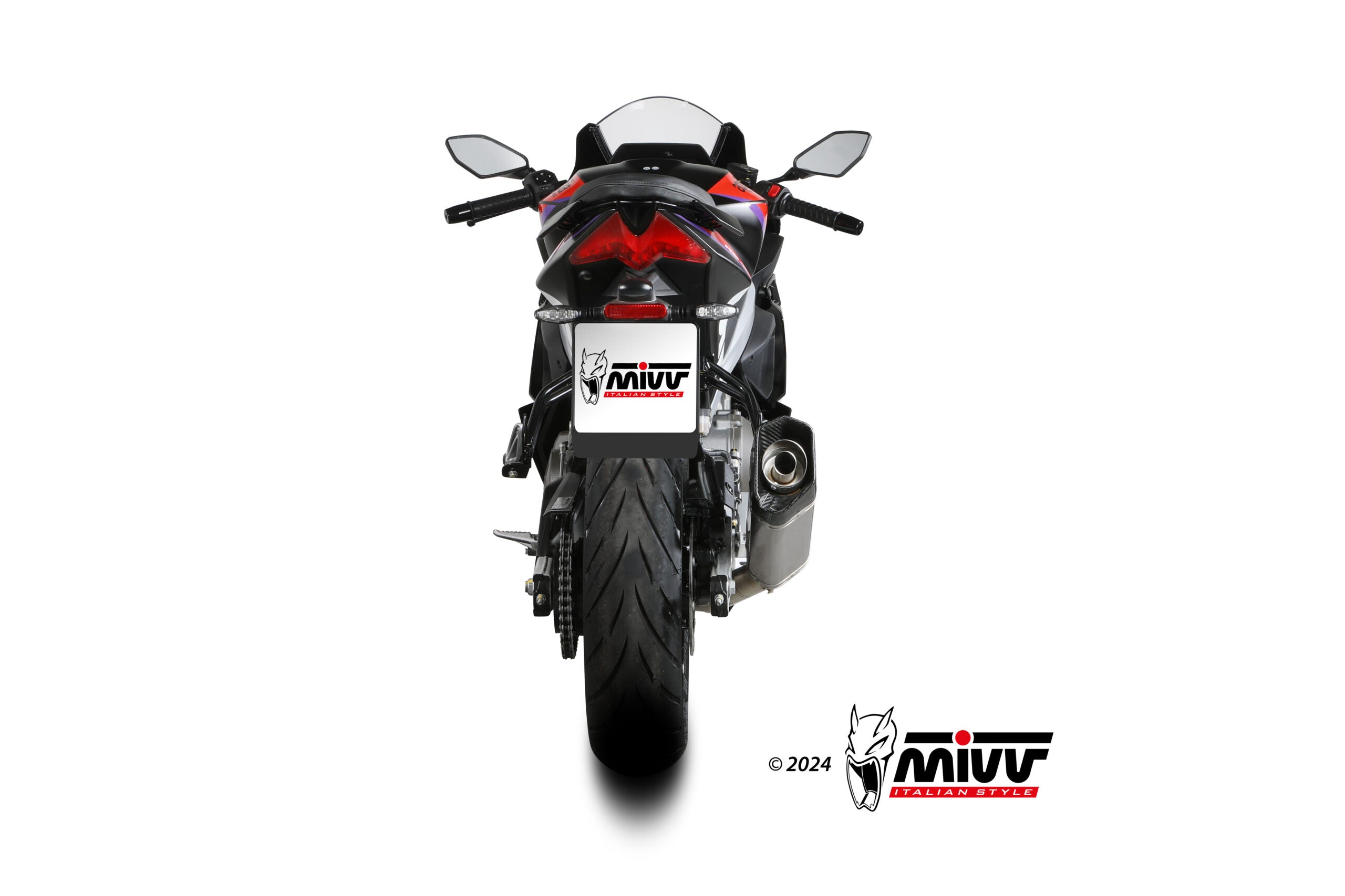 SCARICO COMPLETO ALTO IN TITANIO MIVV SR-1 APRILIA RS 457 2024