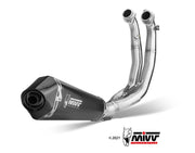 SCARICO COMPLETO ACCIAIO INOX NERO MIVV DELTA RACE APRILIA TUONO 660 2021-2024