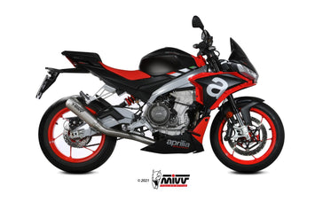 Scarico Completo Mivv Alto In Carbonio Racing X-M1 Aprilia Tuono 660 2021-2024