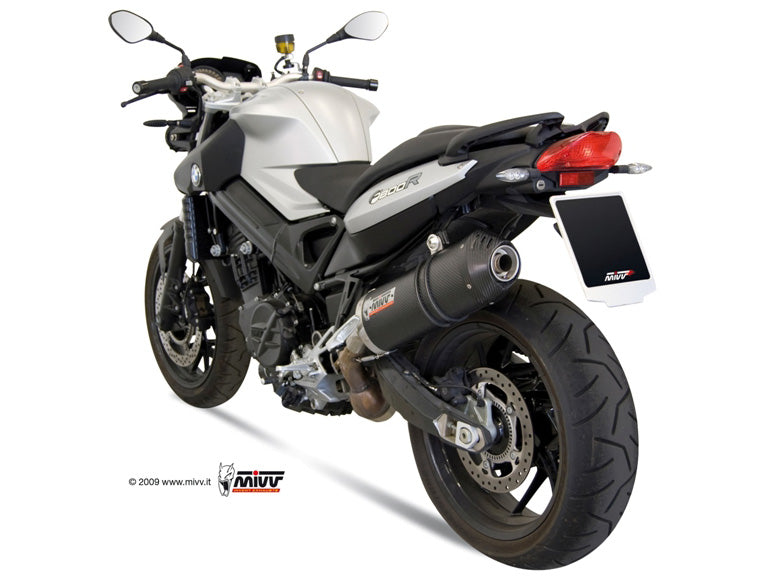 TERMINALE DI SCARICO IN CARBONIO MIVV OVAL BMW F 800 R / GT 2009 - 2020
