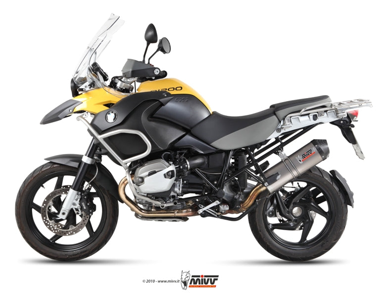 TERMINALE DI SCARICO IN TITANIO MIVV OVAL BMW R 1200 GS / ADVENTURE 2010 - 2012