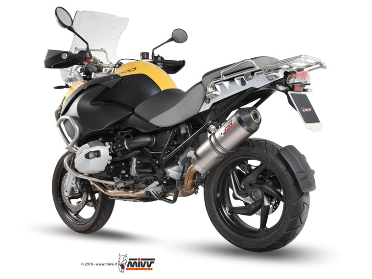 TERMINALE DI SCARICO IN TITANIO MIVV OVAL BMW R 1200 GS / ADVENTURE 2010 - 2012