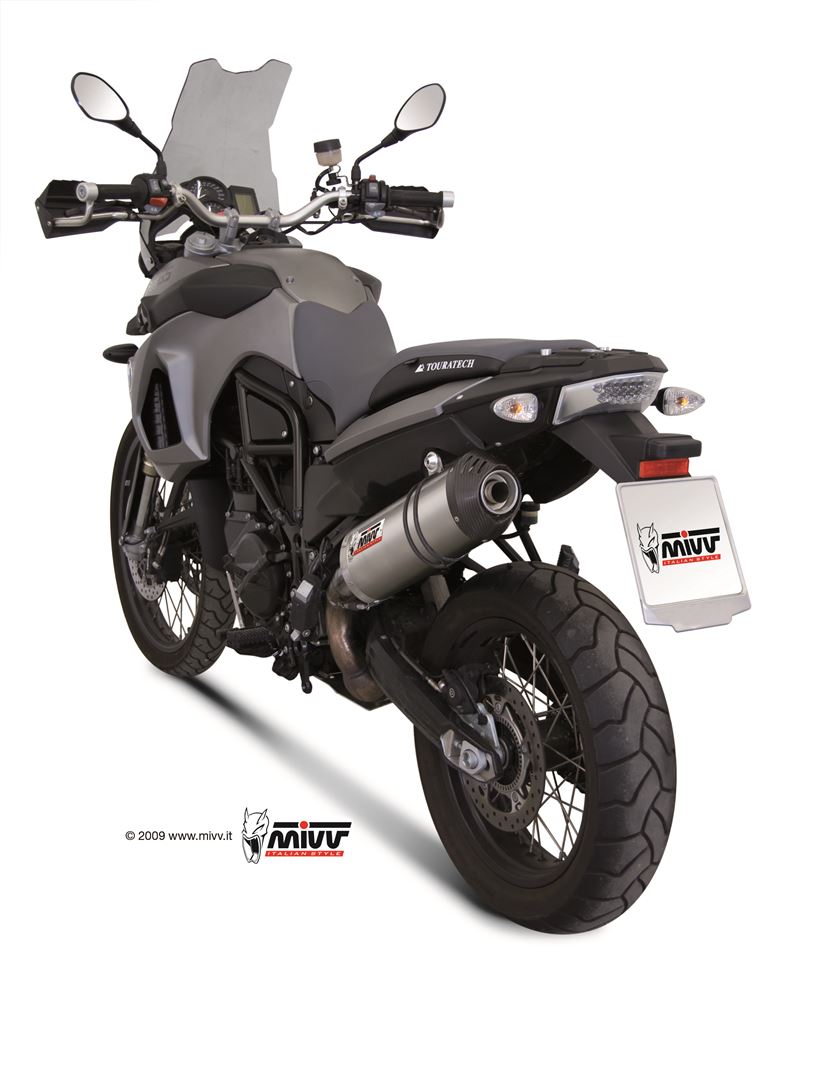TERMINALE DI SCARICO IN TITANIO MIVV OVAL BMW F 800 GS 2008 - 2017