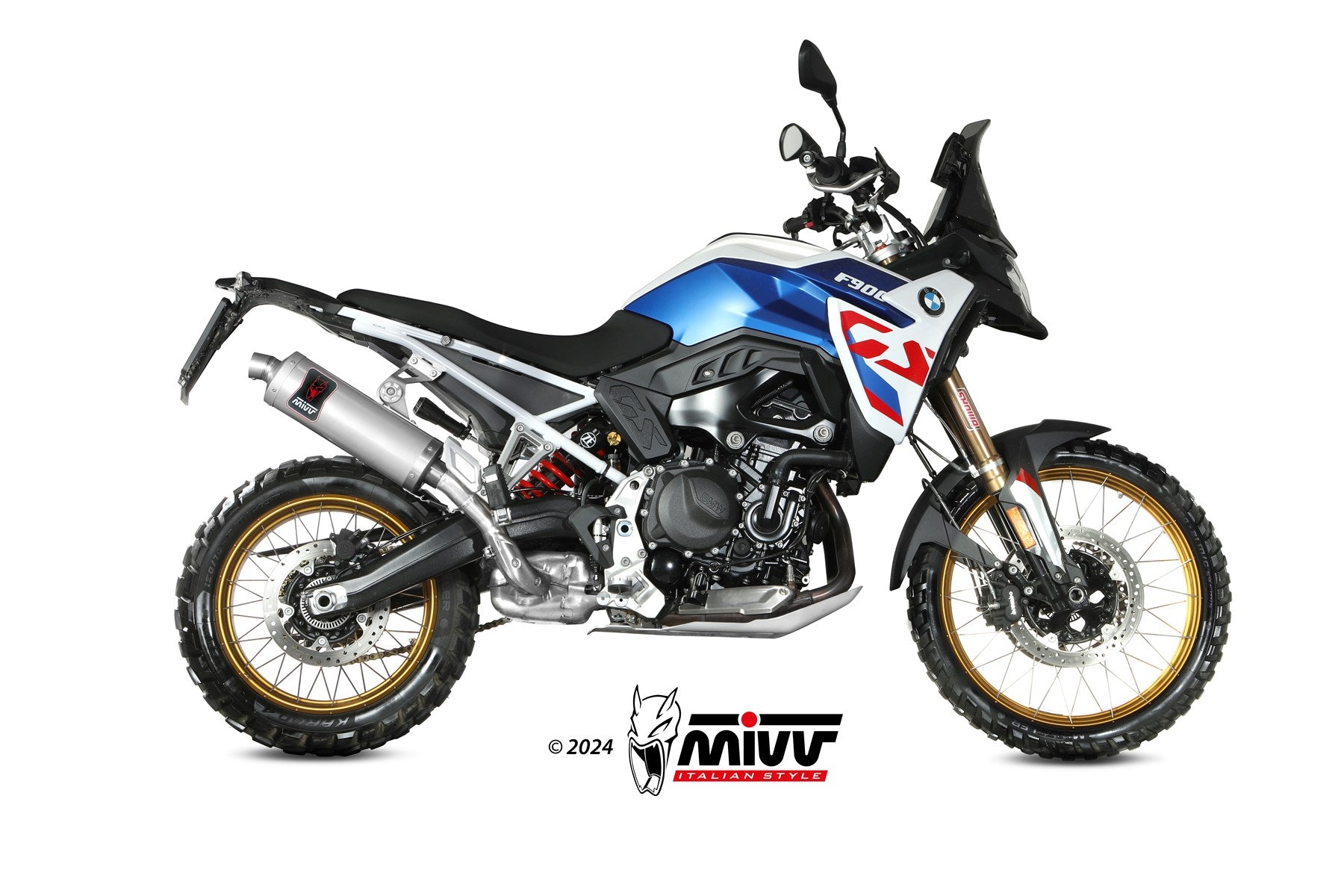 TERMINALE DI SCARICO IN ACCIAIO INOX MIVV DAKAR BMW F 900 GS 2024