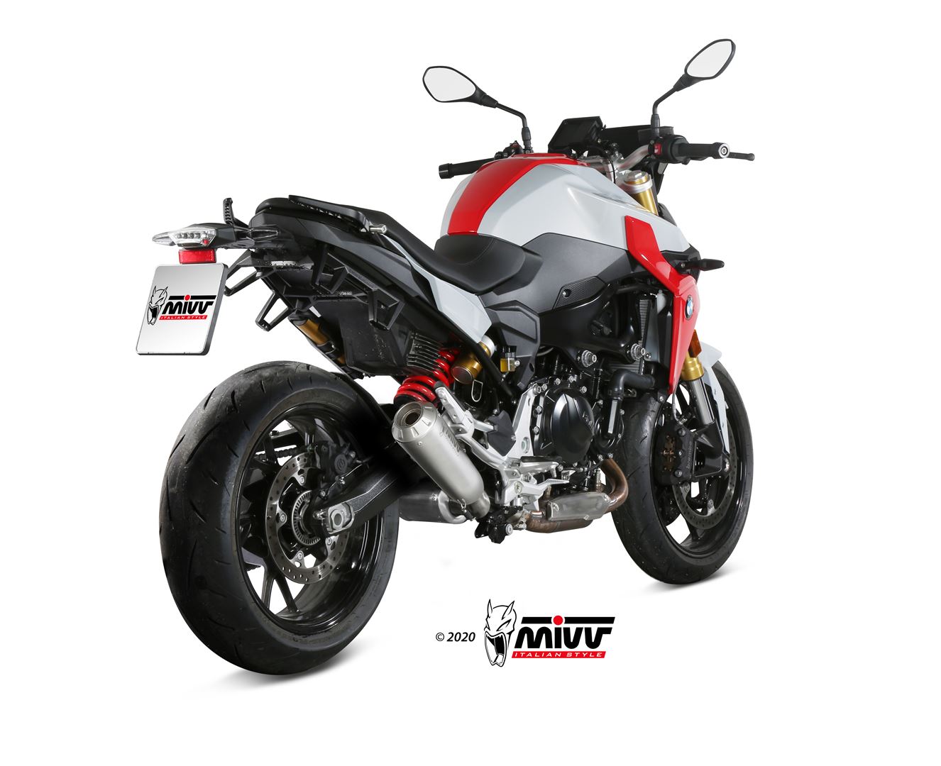 TERMINALE DI SCARICO IN TITANIO MIVV X-M1 BMW F 900 R 2020 - 2024