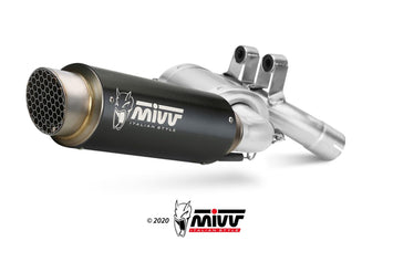 Terminale Di Scarico Inox Nero Mivv Gppro Bmw F 900 R 2020-2024