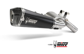 Terminale Di Scarico Inox Nero Mivv Delta Race Bmw F 900 Xr 2020-2024