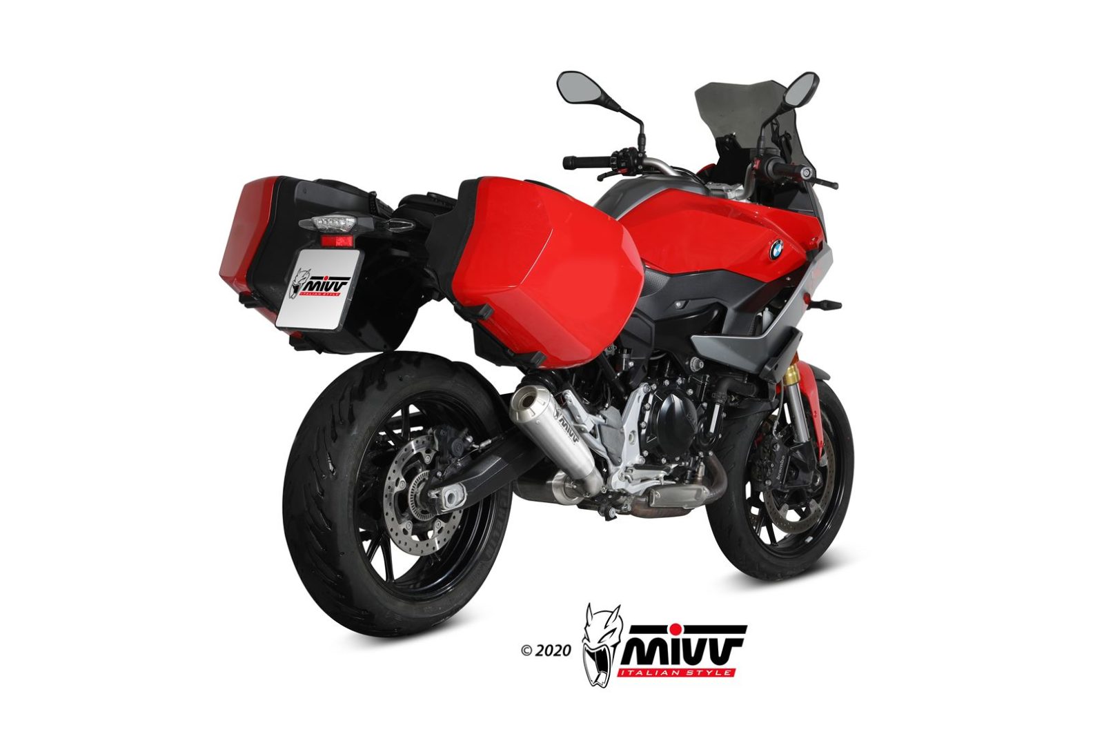 TERMINALE DI SCARICO IN TITANIO MIVV X-M1 BMW F 900 XR 2020 - 2024
