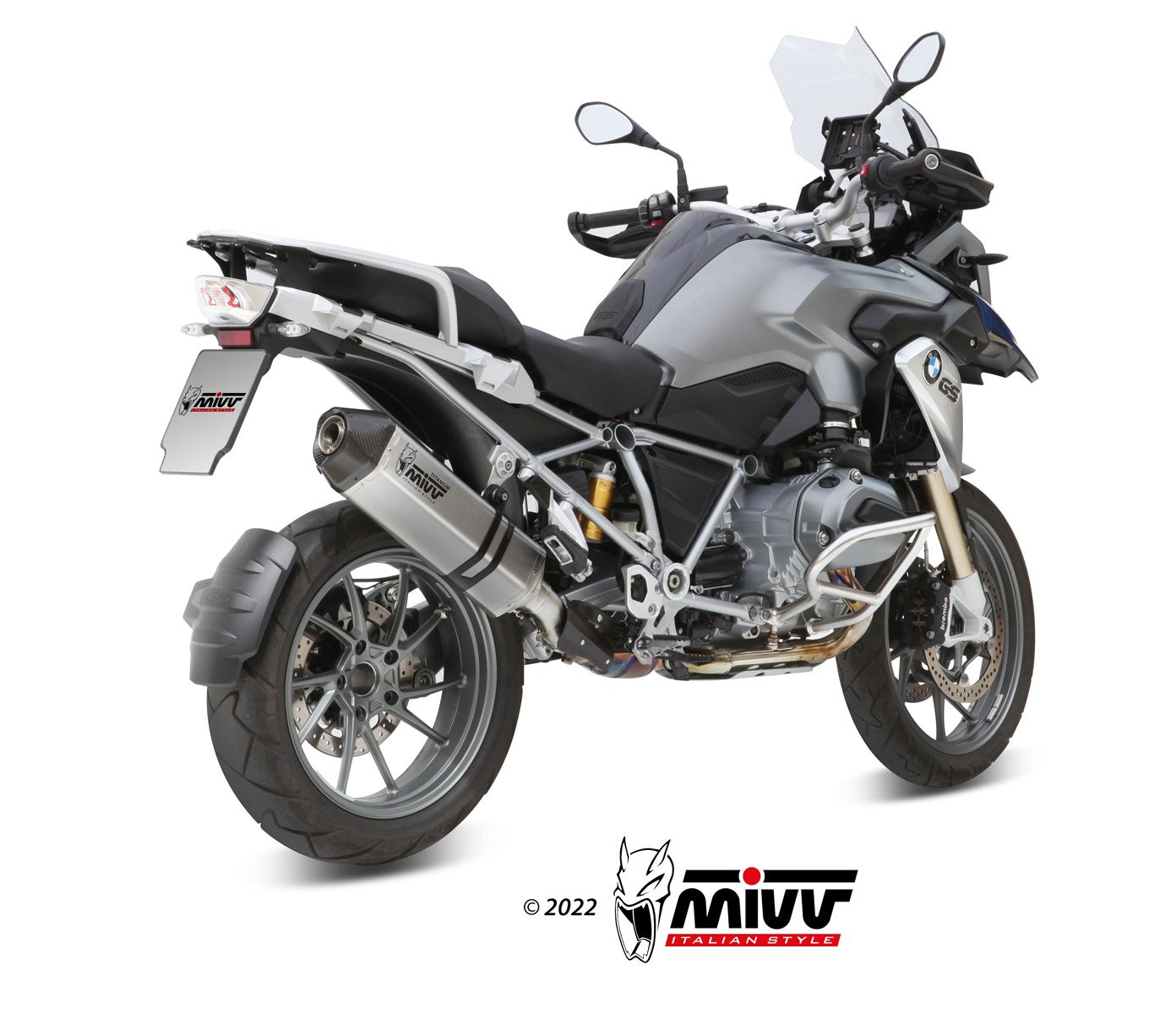 TERMINALE DI SCARICO IN TITANIO MIVV SPEED EDGE BMW R 1200 GS /ADVENTURE 2013-18