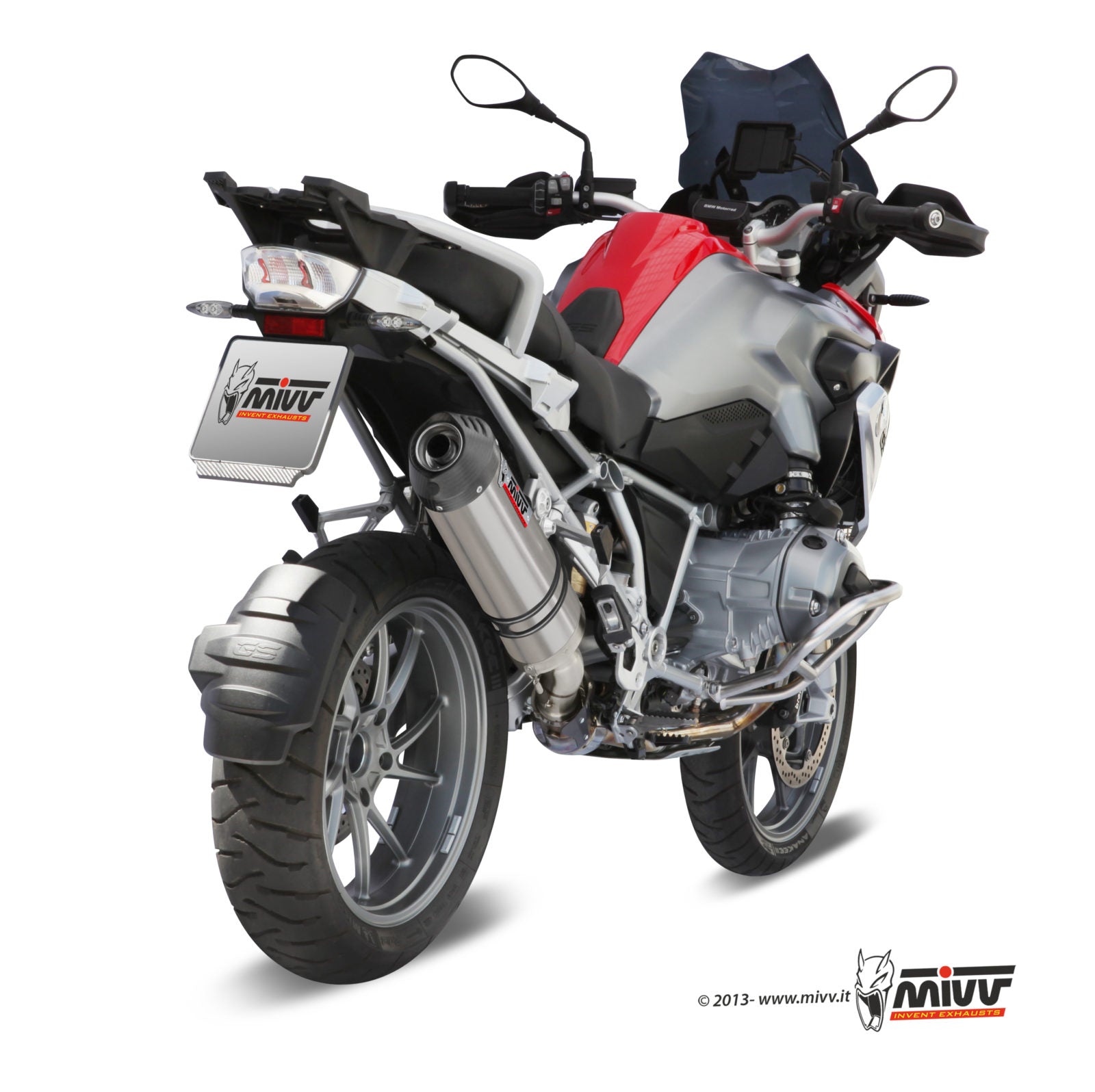TERMINALE DI SCARICO IN TITANIO MIVV OVAL BMW R 1200 GS / ADVENTURE 2013 - 2018
