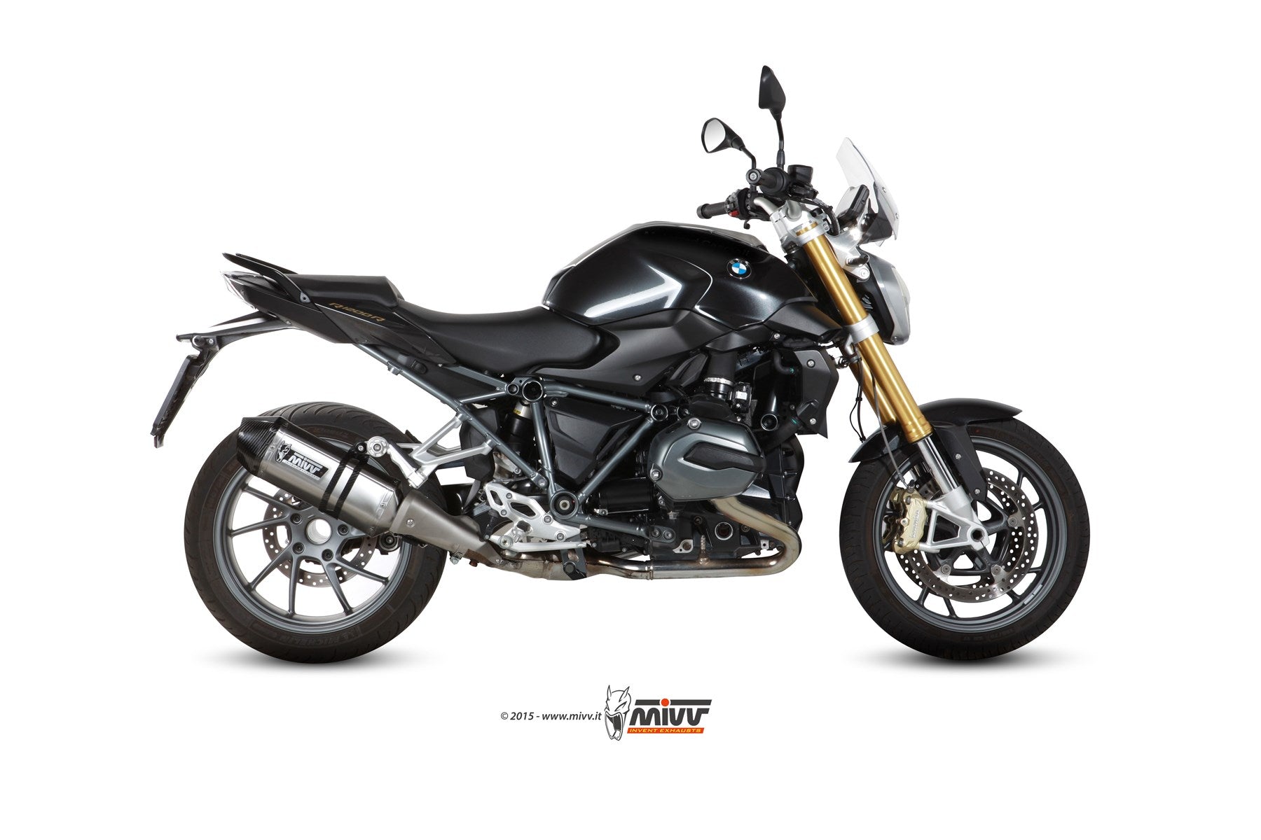 TERMINALE DI SCARICO IN ACCIAIO INOX MIVV SPEED EDGE BMW R 1200 R / RS 2015-2018