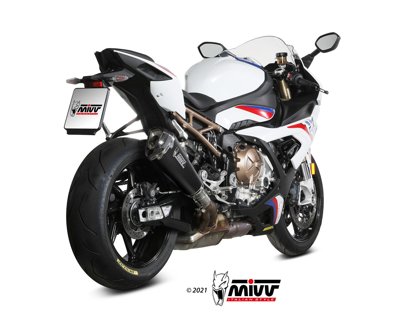 TERMINALE DI SCARICO IN CARBONIO MIVV DELTA RACE BMW S 1000 RR 2019 - 2024