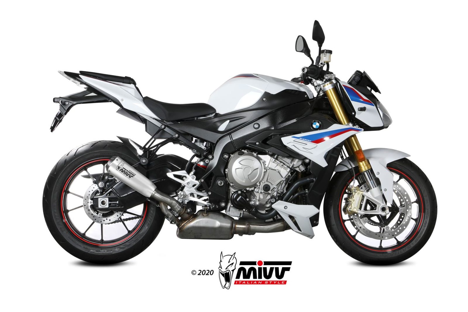 TERMINALE DI SCARICO IN TITANIO MIVV X-M1 BMW S 1000 R 2017 - 2020
