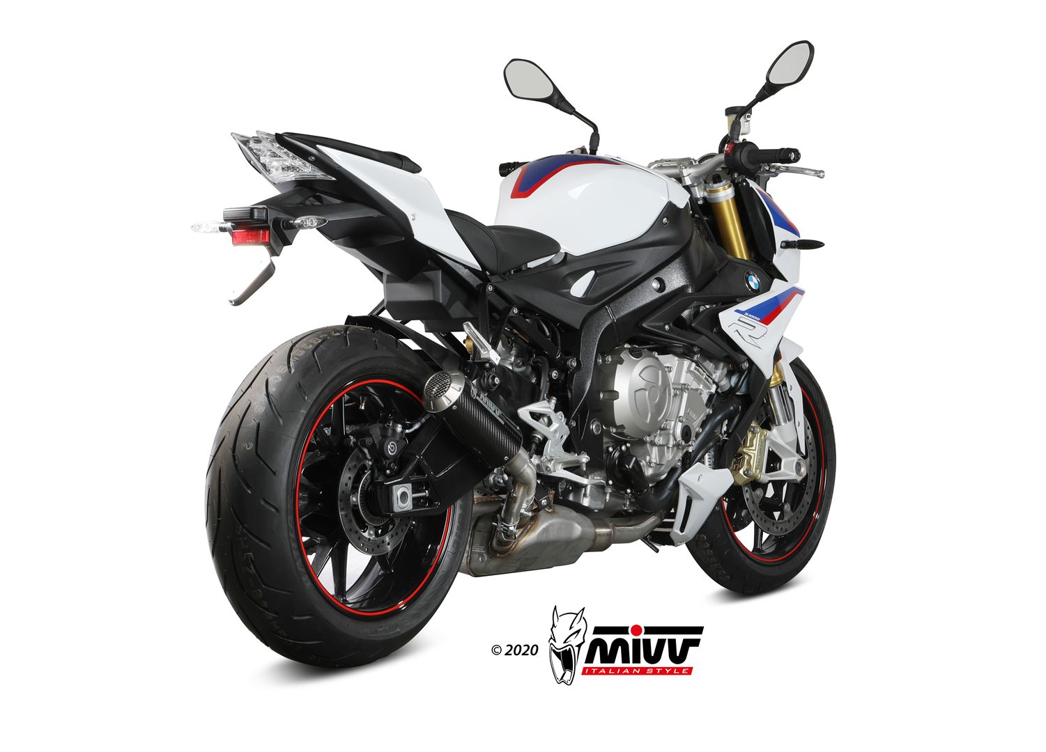 TERMINALE DI SCARICO IN CARBONIO MIVV MK3 BMW S 1000 R 2017 - 2020