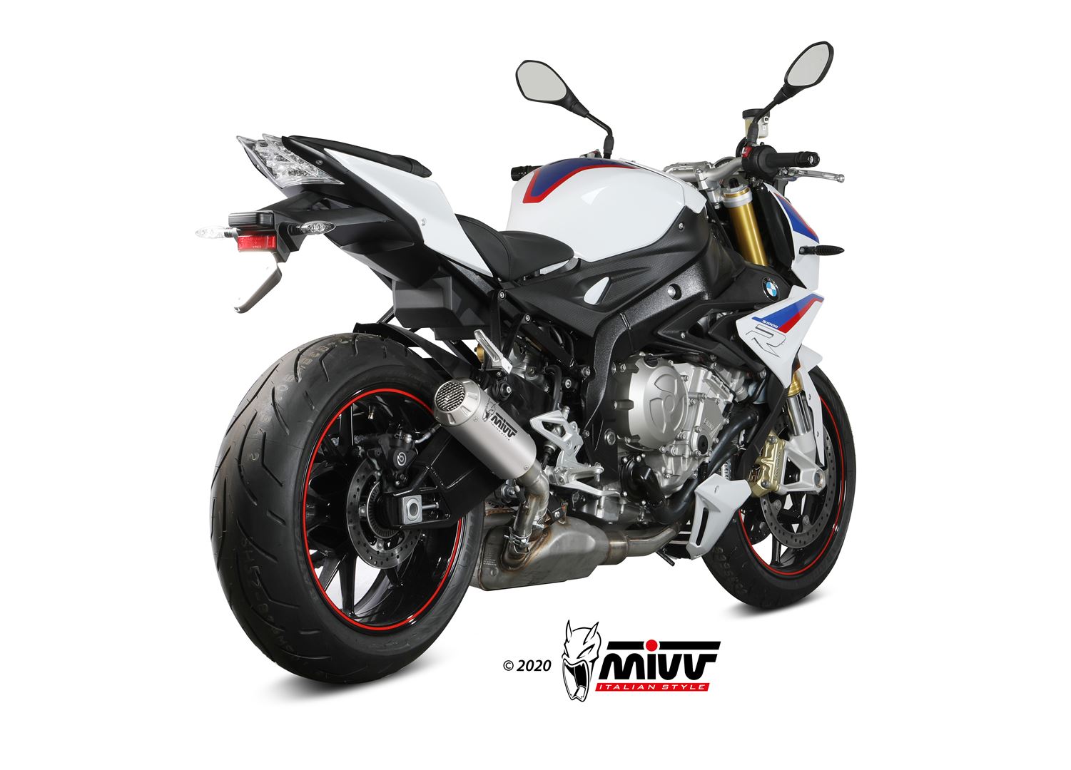 TERMINALE DI SCARICO IN ACCIAIO INOX MIVV MK3 BMW S 1000 R 2017 - 2020