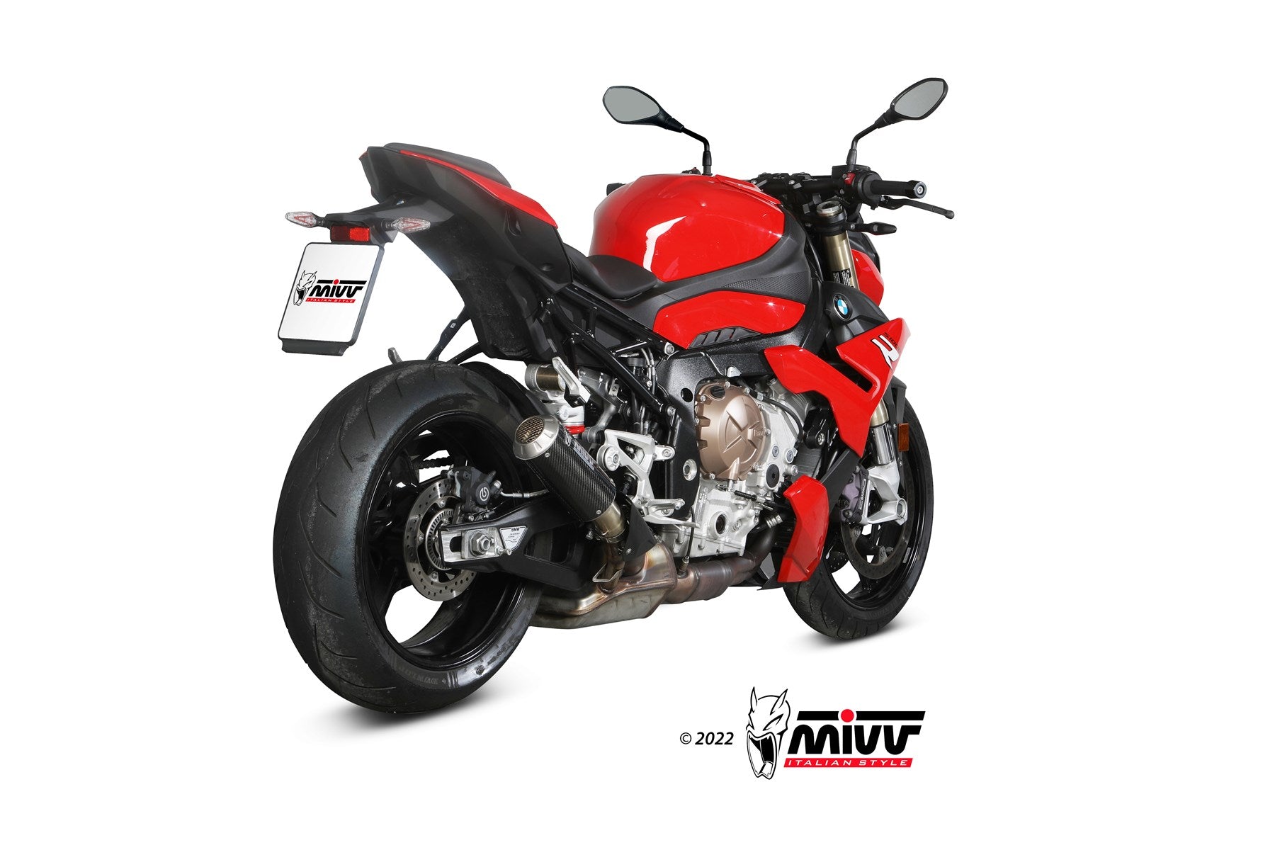 TERMINALE DI SCARICO IN CARBONIO MIVV MK3 BMW S 1000 R 2021 - 2024