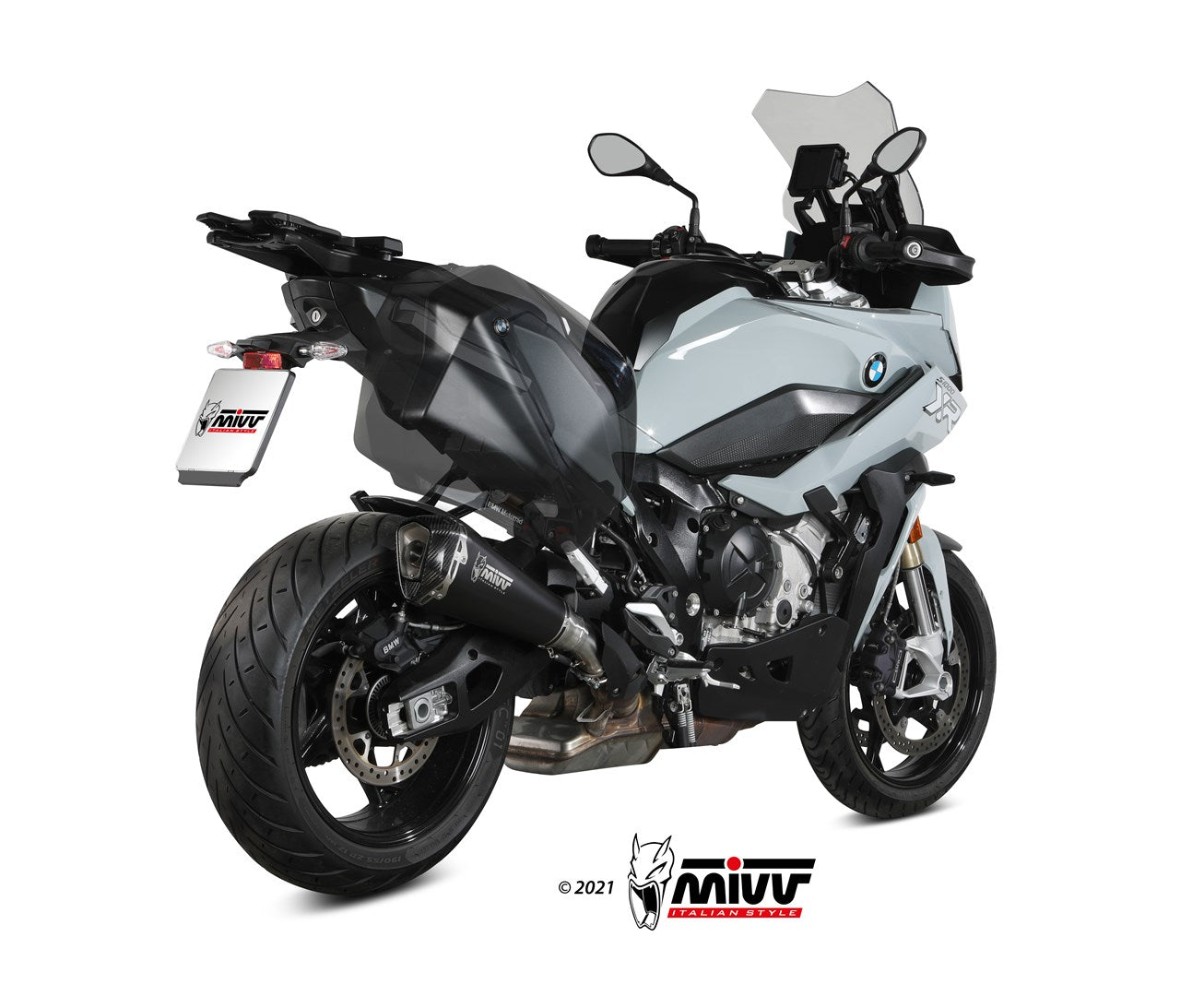 TERMINALE DI SCARICO IN ACCIAIO INOX NERO MIVV DELTA RACE BMW S1000 XR 2020-2024