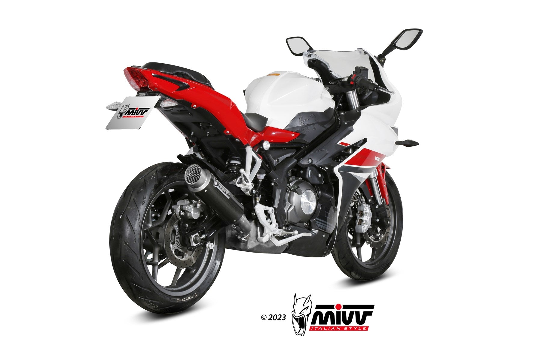 TERMINALE DI SCARICO IN CARBONIO MIVV GPPRO BENELLI BN 302 R 2017 - 2020