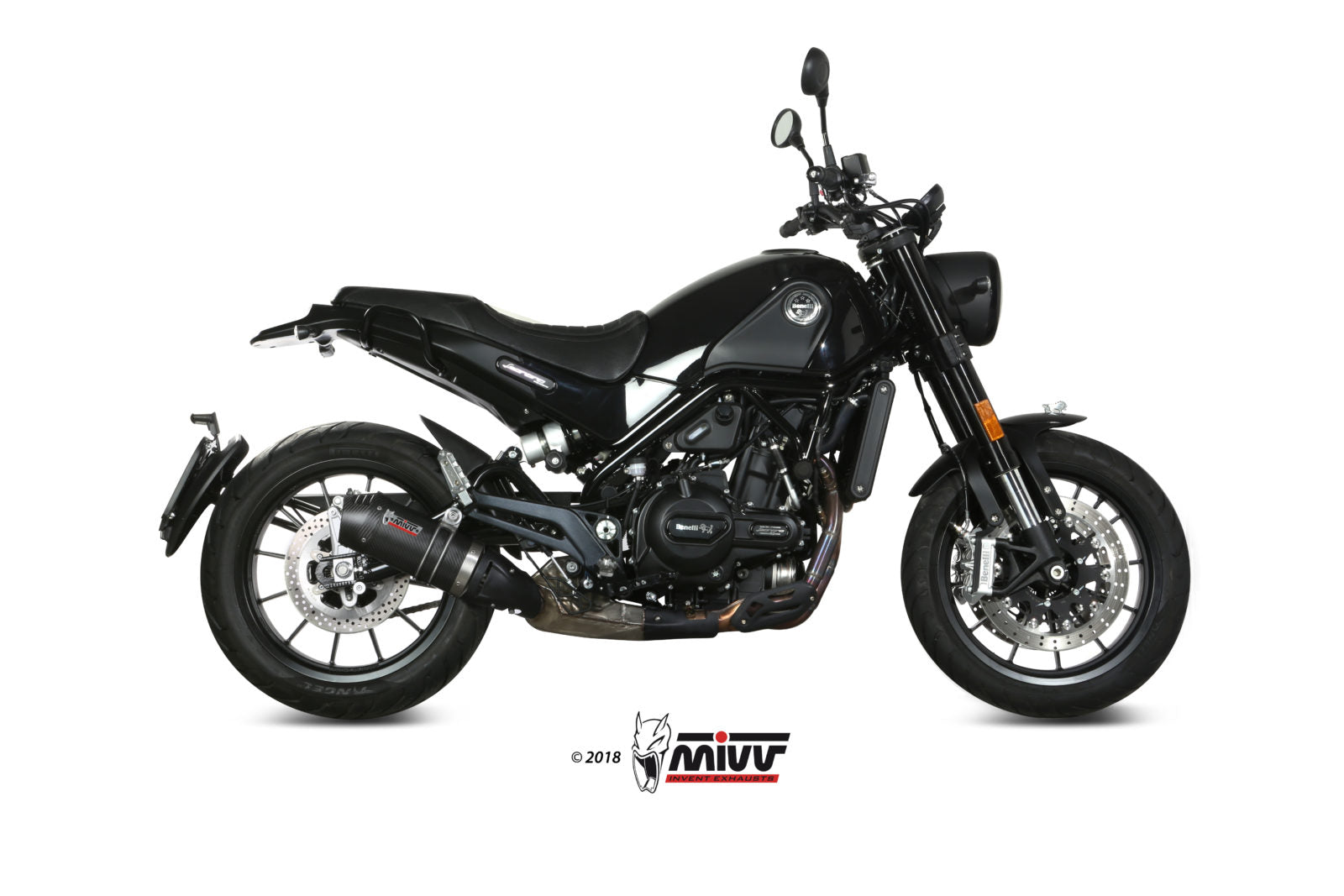 TERMINALE DI SCARICO IN CARBONIO MIVV OVAL BENELLI LEONCINO 500 2017 - 2024