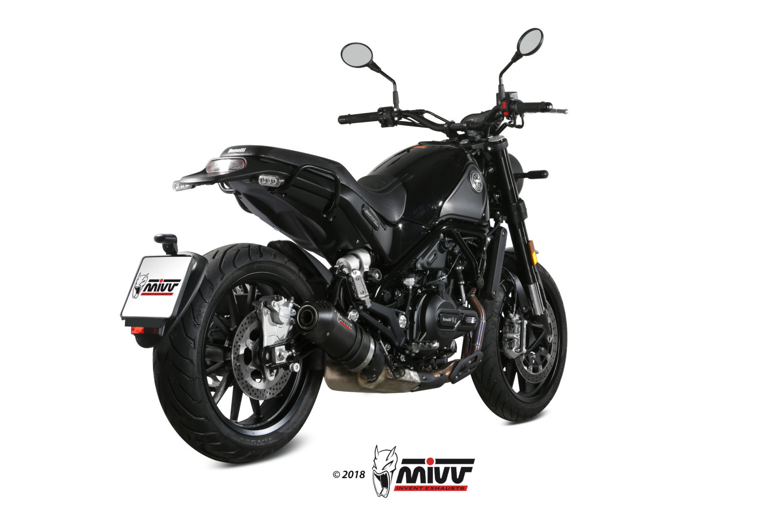 TERMINALE DI SCARICO IN CARBONIO MIVV OVAL BENELLI LEONCINO 500 2017 - 2024