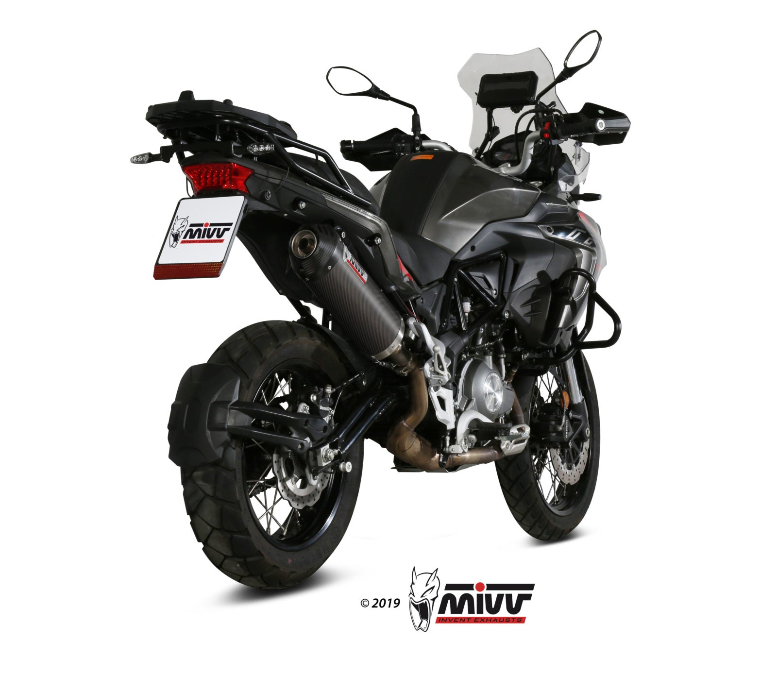 TERMINALE DI SCARICO IN CARBONIO MIVV OVAL BENELLI TRK 502 X 2018 - 2024