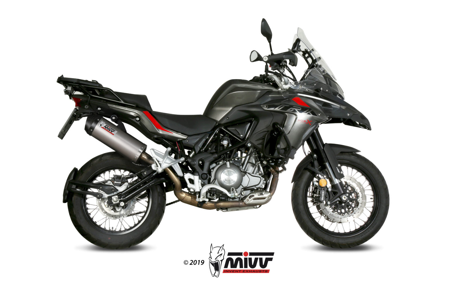 TERMINALE DI SCARICO IN TITANIO MIVV OVAL BENELLI TRK 502 X 2018 - 2024