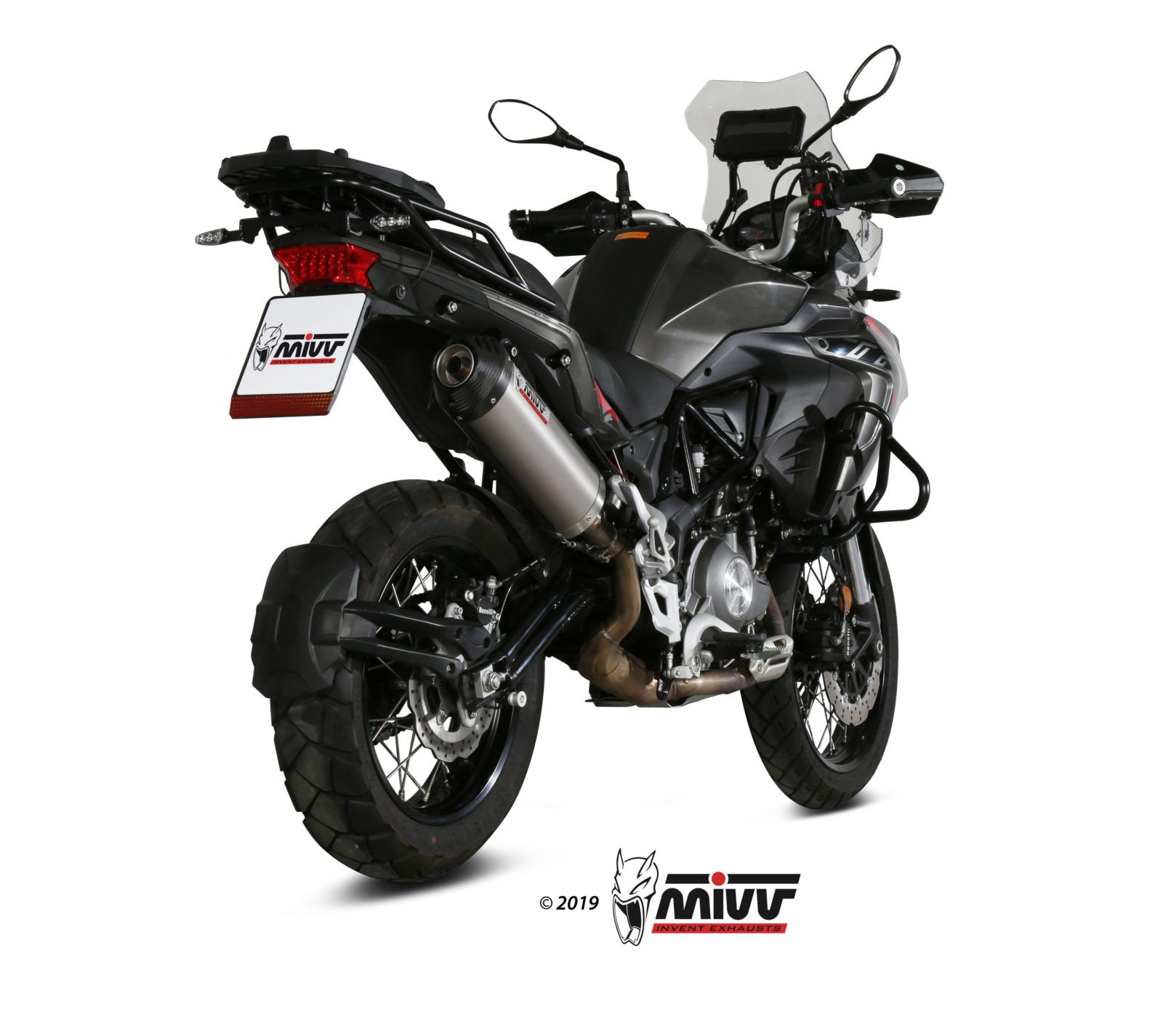 TERMINALE DI SCARICO IN TITANIO MIVV OVAL BENELLI TRK 502 X 2018 - 2024