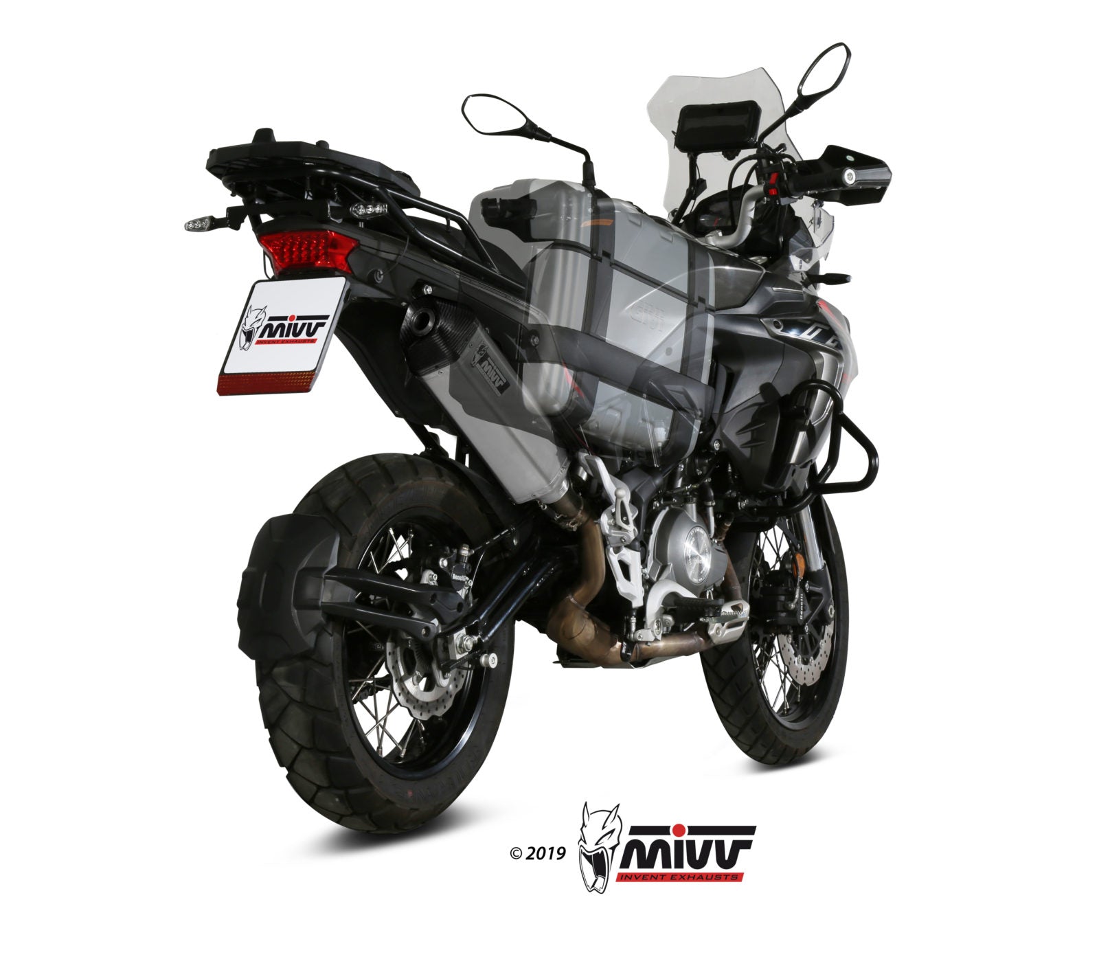 TERMINALE DI SCARICO IN ACCIAIO INOX MIVV SPEED EDGE BENELLI TRK 502 X 2018-2024