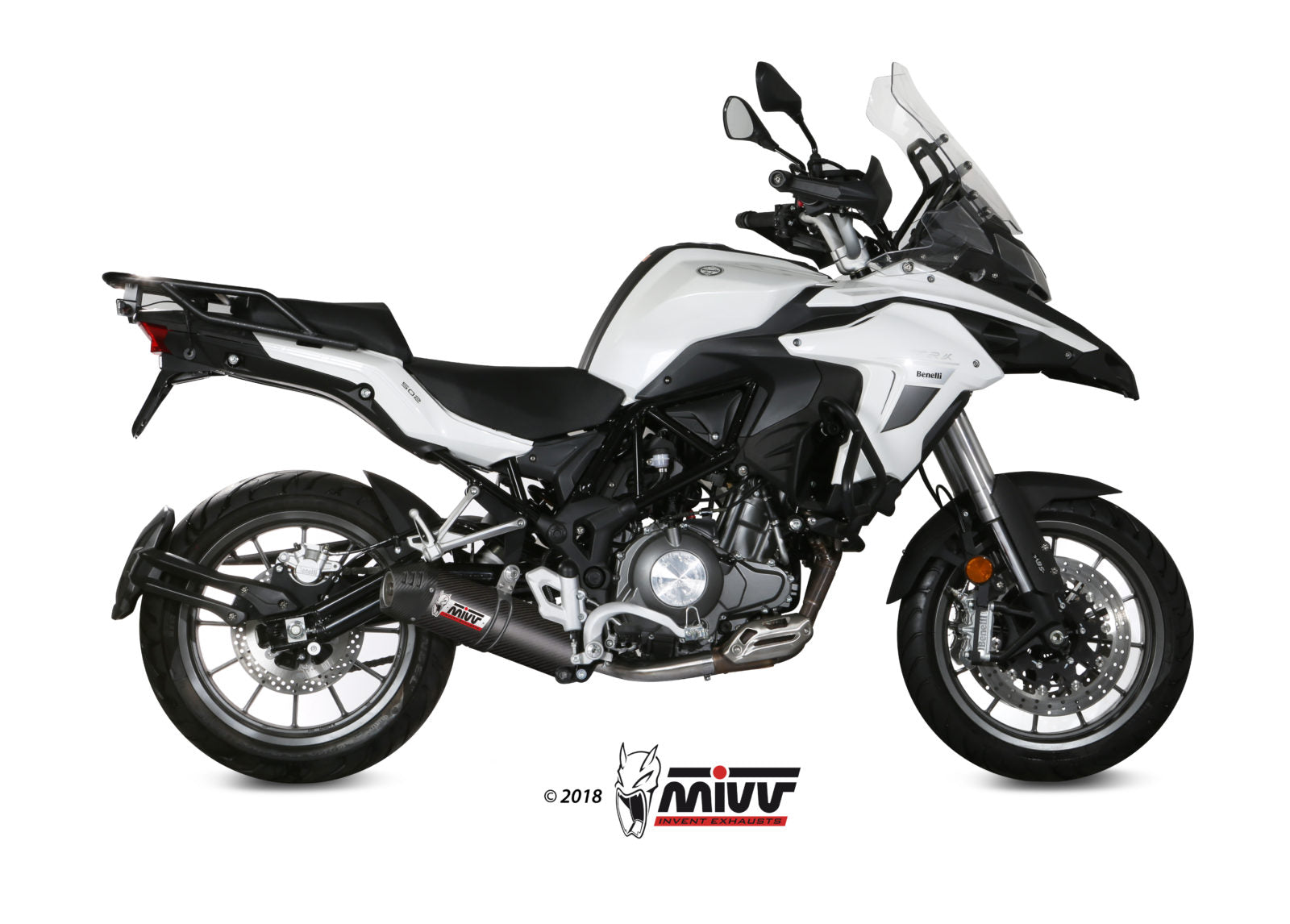 TERMINALE DI SCARICO IN CARBONIO MIVV OVAL BENELLI TRK 502 2017 - 2024