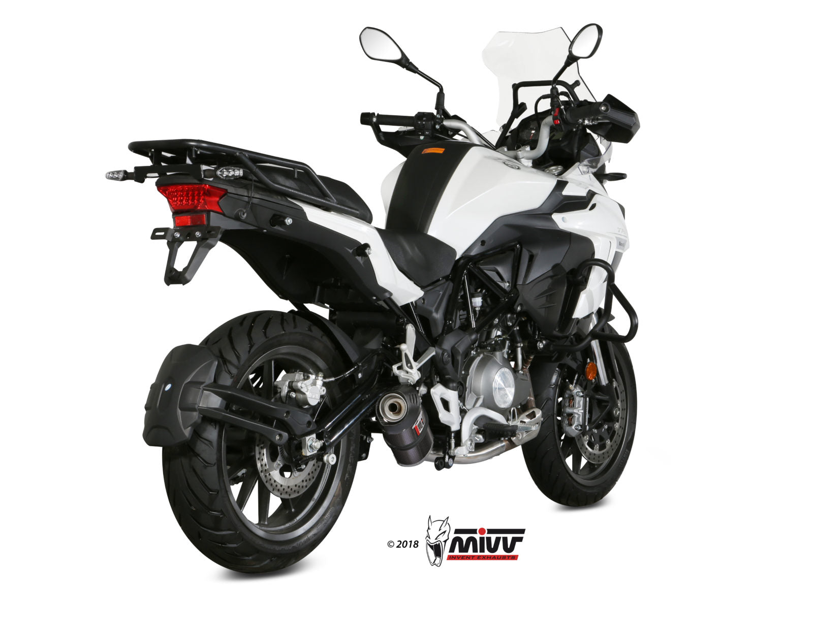 TERMINALE DI SCARICO IN CARBONIO MIVV OVAL BENELLI TRK 502 2017 - 2024