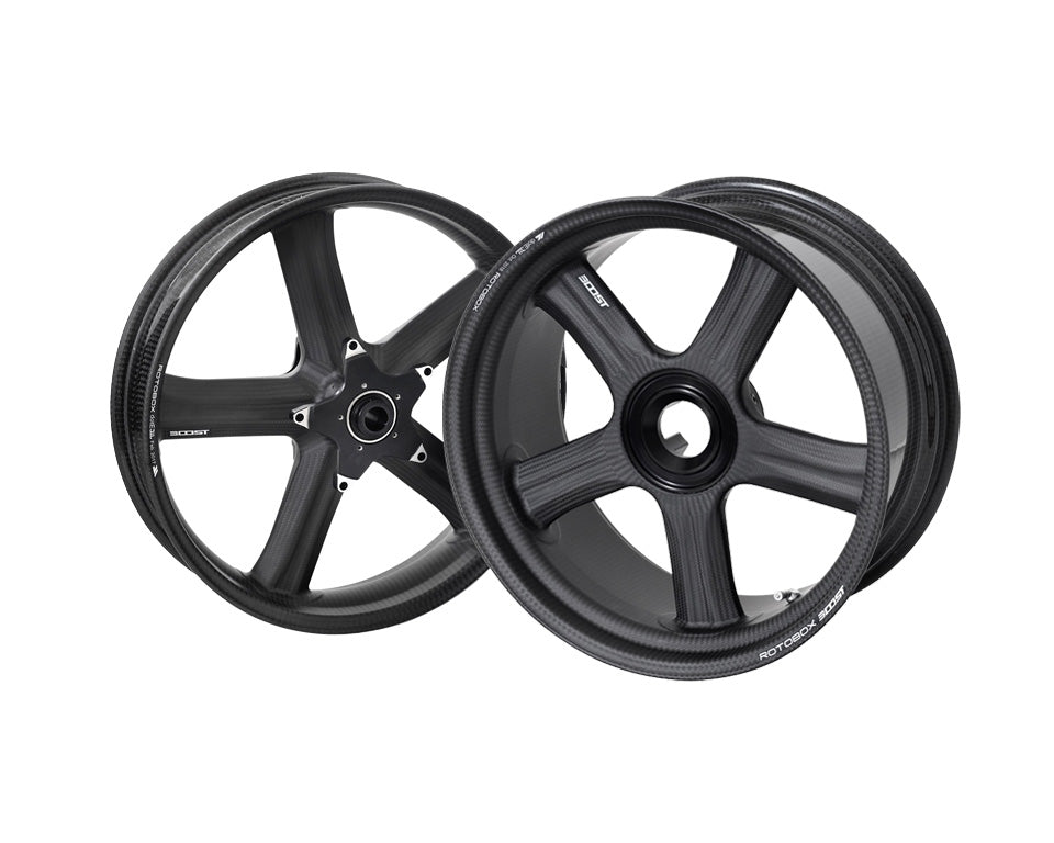 COPPIA CERCHI CARBONIO OPACO ROTOBOX BOOST 17"X3,5"/6" MV AGUSTA 990R