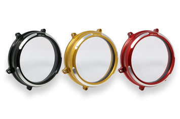 Carter Trasparente Bicolor Frizioni Olio Cnc Racing Ducati 1199 Panigale R