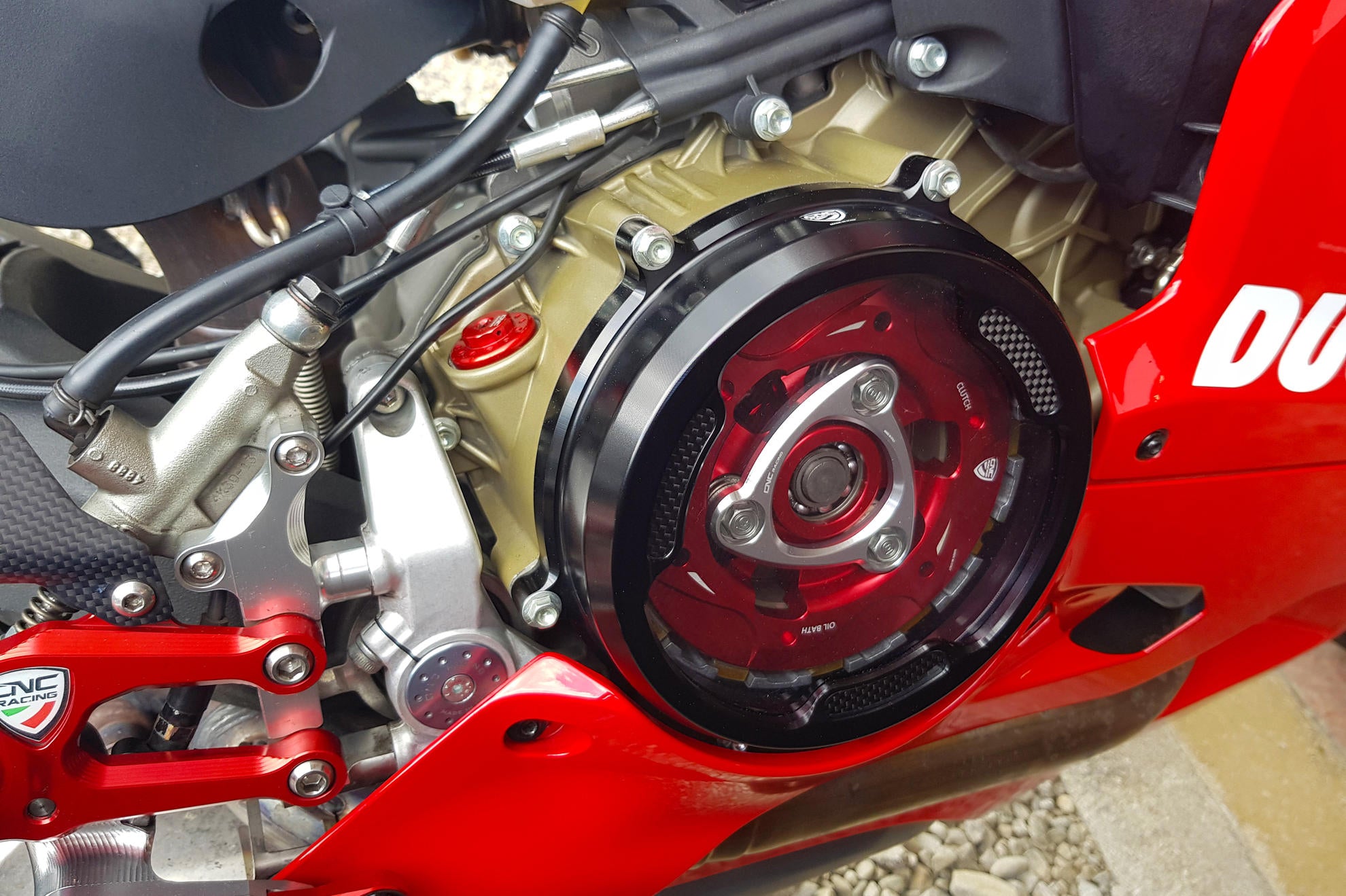 ANELLO SPINGIDISCO FRIZIONI AD OLIO NERO CNC RACING DUCATI DIAVEL 1200 2011-15