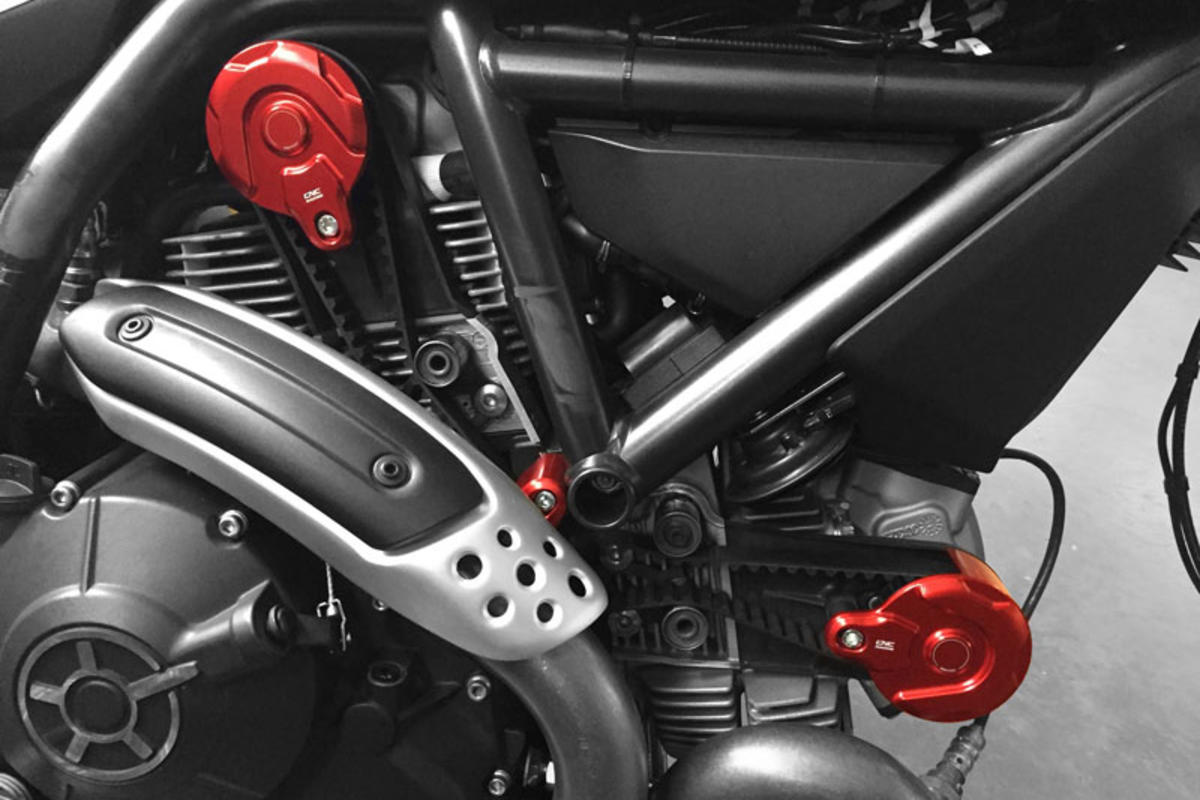 KIT COVER PULEGGE CNC RACING DUCATI MONSTER 696 2008 - 14