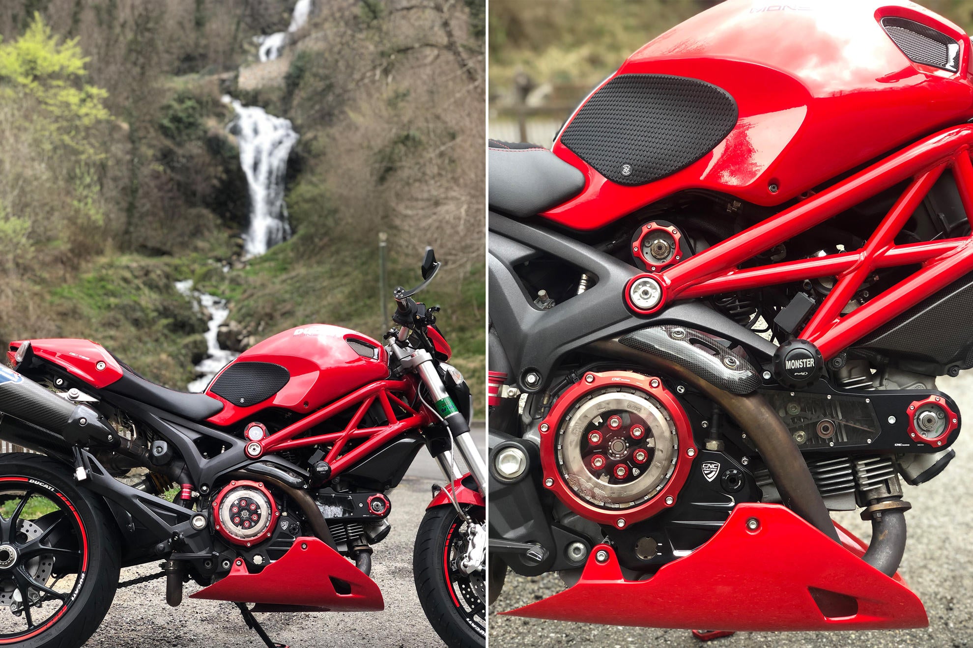 COVER CINGHIE CNC RACING DUCATI SCRAMBLER 800 DESERT SLED 2019 - 22