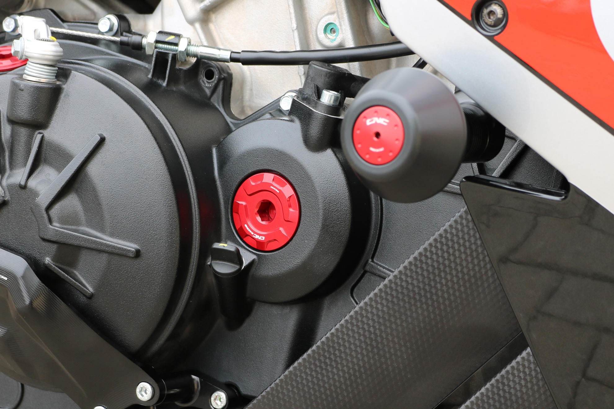 TAPPO ISPEZIONE FASATURA CNC RACING APRILIA TUONO V4 1000 R 2011 - 14