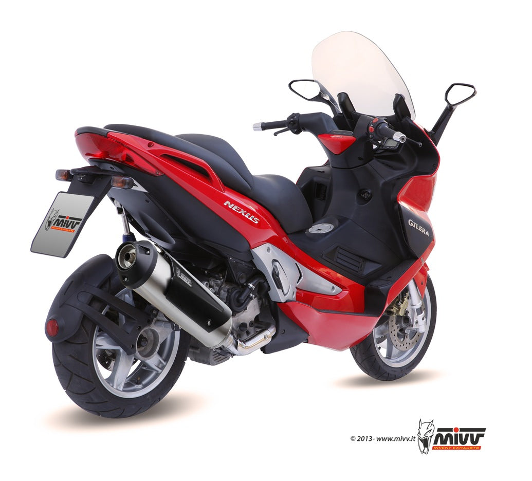 TERMINALE DI SCARICO IN ACCIAIO INOX MIVV URBAN GILERA NEXUS 500 2004 - 2012