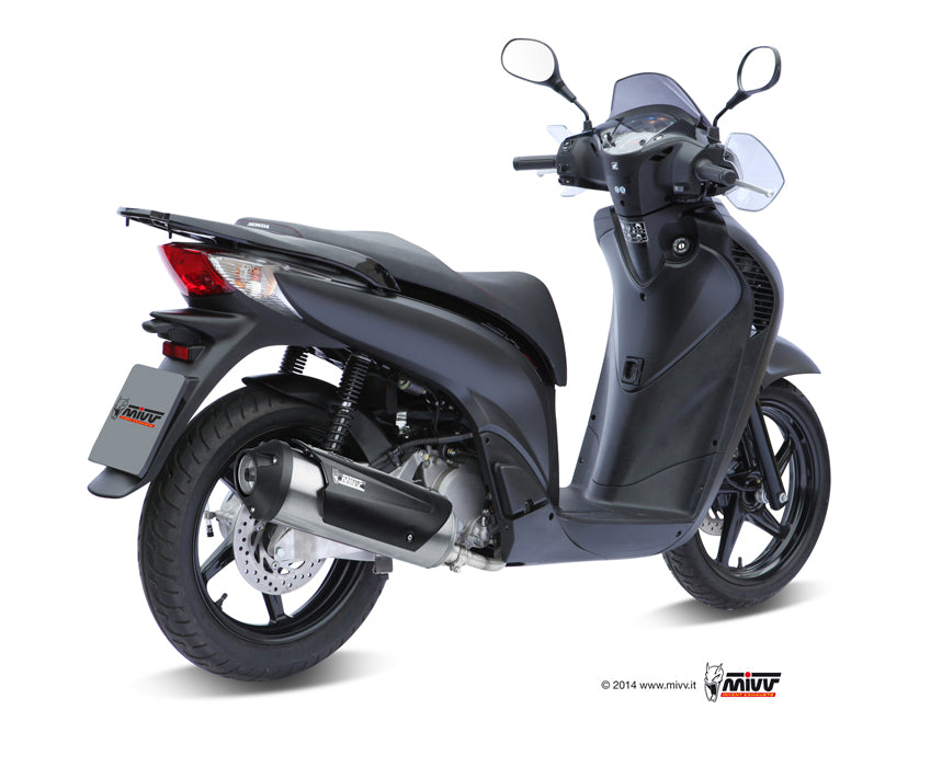 SCARICO COMPLETO IN ACCIAIO INOX RACING MIVV URBAN HONDA SH 150 2002 - 2012