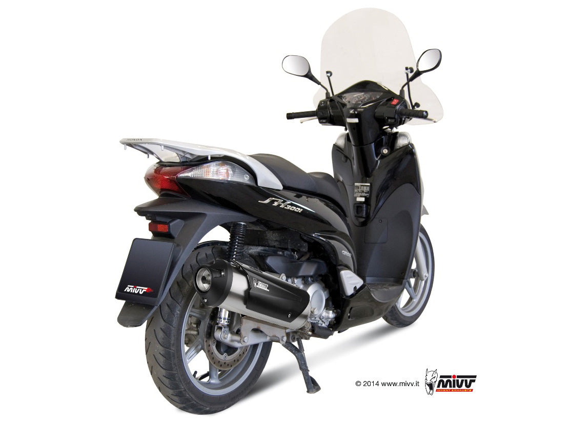 SCARICO COMPLETO IN ACCIAIO INOX RACING MIVV URBAN HONDA SH 300 2007 - 2014
