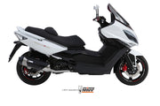 SCARICO COMPLETO IN ACCIAIO INOX RACING MIVV URBAN KYMCO XCITING 500 2005 - 2014