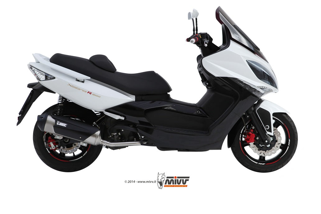 SCARICO COMPLETO IN ACCIAIO INOX MIVV URBAN KYMCO XCITING 500 2005 - 2014