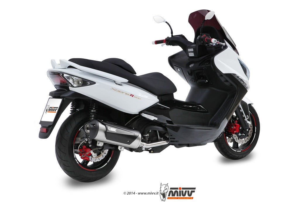 SCARICO COMPLETO IN ACCIAIO INOX MIVV URBAN KYMCO XCITING 500 2005 - 2014