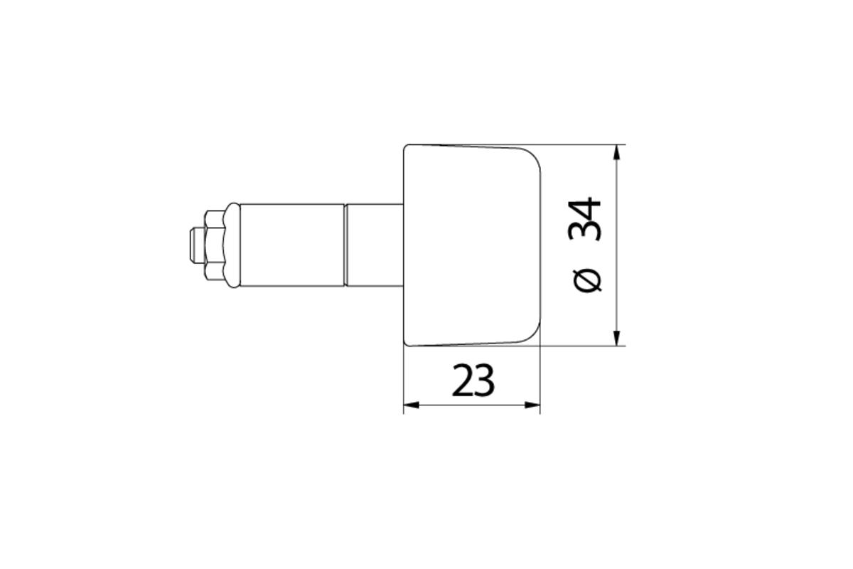 COPPIA CONTRAPPESI MANUBRIO BOING CNC RACING APRILIA RSV4 1100 FACTORY