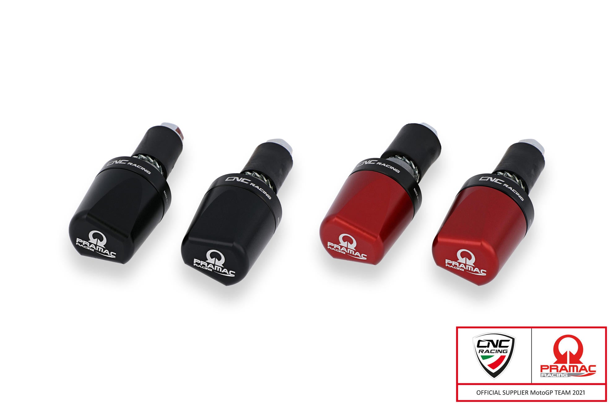 CONTRAPPESI MANUBRIO LOOK PRAMAC CNC RACING APRILIA TUONO V4 1100 2021 - 22