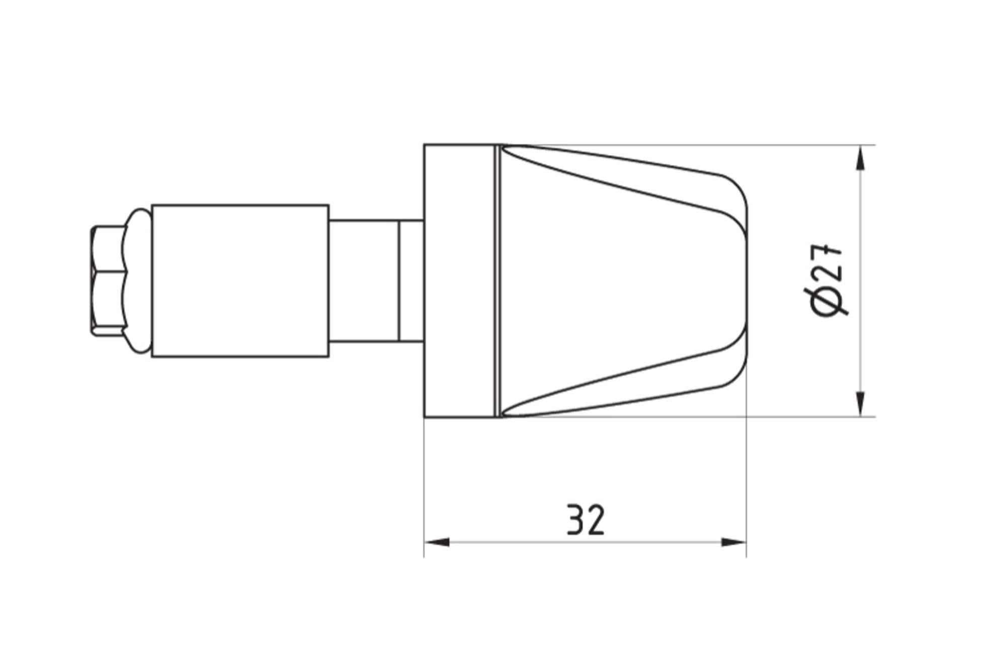 CONTRAPPESI MANUBRIO LOOK PRAMAC CNC RACING MOTO GUZZI V85 TT 2019 - 23